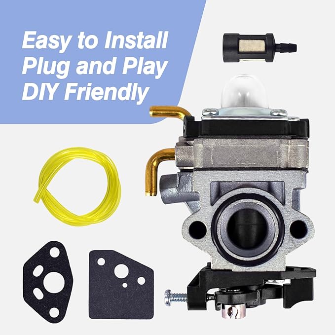 Carburetor Kits Fits for Ryobi RY38BP 38cc Backpack Blower Replaces 308054129