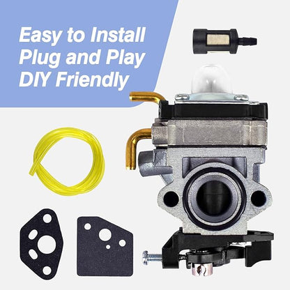 Carburetor Kits Fits for Ryobi RY38BP 38cc Backpack Blower Replaces 308054129