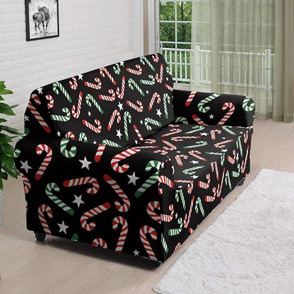 FKELYI Christmas Furniture Protector Easy Going Stretch Sofa Slipcover Non-Slip Sofa Couch Cover Washable Sofa Slipcovers L