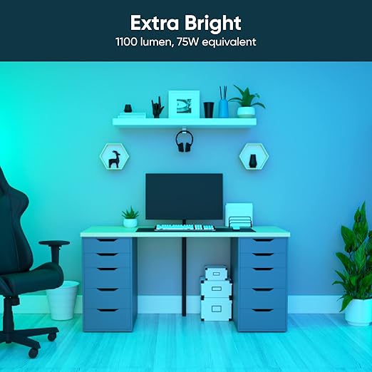 Wyze Switch, 2.4 GHz WiFi Smart Light Switch, Single-Pole, Needs Neutral Wire, White & Bulb Color, 1100 Lumen WiFi RGB and Tunable White A19 Smart Bulb, Works with Alexa and Google Assistant, Two-Pack