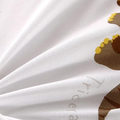 MAG 3Pcs Dinosaur Bedding Comforter Set, Dino White Base Twin Comforter Set,for Toddlers Kids,Boys Teens and Girls,Super Soft Microfiber, Twin Size (1 Comforter + 2 Pillowcases)
