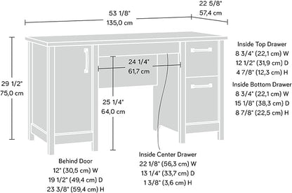 Sauder Cannery Bridge Computer Desk, Sindoori Mango finish