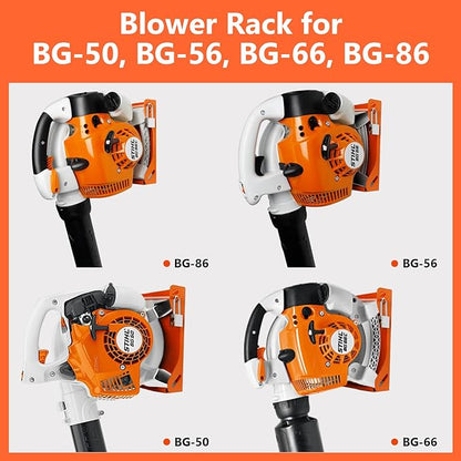 Blower Rack for Stihl BG-50,BG-56,BG-66,BG-86, Handheld Blower Holder Mount Rack