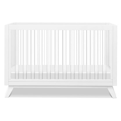DaVinci Otto 3-in-1 Convertible Crib in White with Acrylic Slats, Greenguard Gold Certified