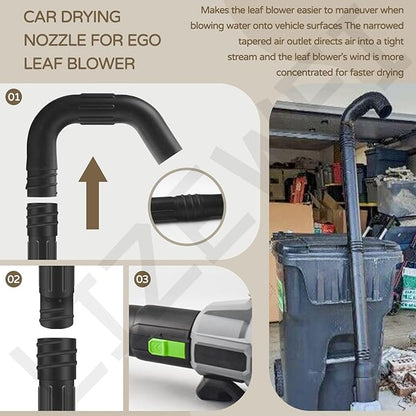 Gutter Cleaning Attachment Replaces AGC1000 Cleaning Kit & Mounting Bracket Kit for EGO 530CFM 580CFM 575CFM 650CFM 615CFM LBX6000, W/Battery Holders - Easily Clear Leaves And Debris From Gutters