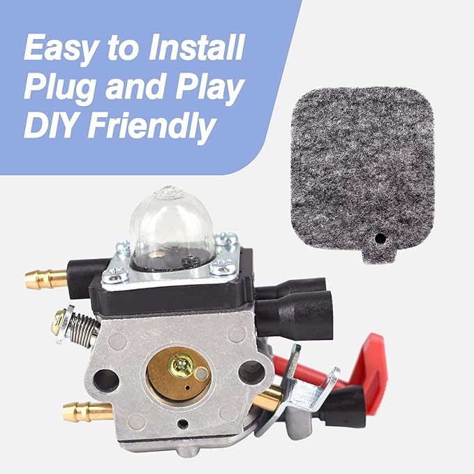 BG50 Carburetor Assembly Compatible with Stihl Leaf Blower BG50 BG65 SH55 SH85 OE: 42291200650 42291200608