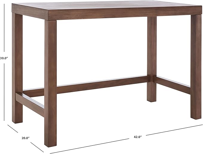 SAFAVIEH Home Collection Graylyn Farmhouse Brown Desk, Medium