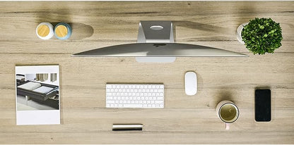 Kaboon Universal Tabletop 45"x20", Solid One-Piece Melamine Table Top, Double Desk L-Desk Floating Desk DIY, Home and Office, Oak