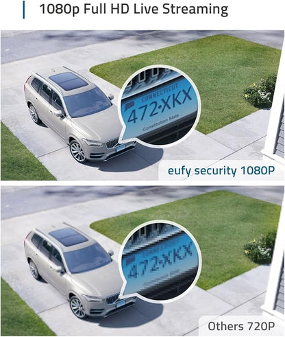 eufy Security eufyCam 2C add on Security Cameras Wireless Outdoor with Solar Panel 2W, Cameras for Home Security, Requires HomeBase 2, HomeKit Compatibility, No Monthly Fee, Motion Only Alert