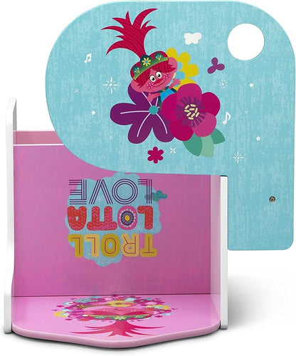 Delta Children Chair Desk with Storage Bin, Trolls World Tour