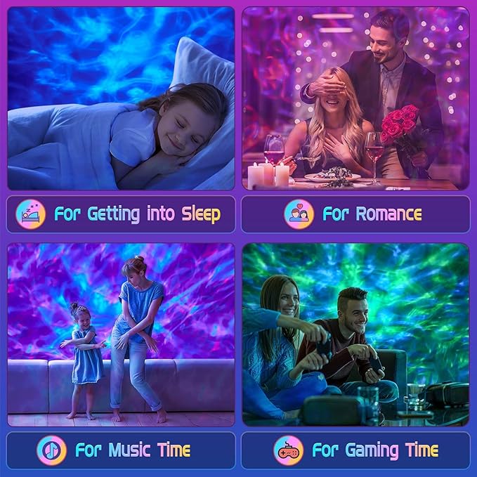 One Fire Galaxy Projector Star Projector Galaxy Light, 16 Color Changing+White Noise Sky Light Projector for Bedroom, Bluetooth Speaker Star Night Light Projector, Galaxy Light Projector for Bedroom