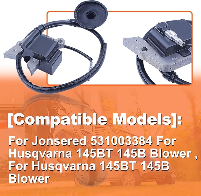 Ignition Coil For Jonsered 531003384 For Husqvarna 145BT 145B Blower Part, Ignition Coil