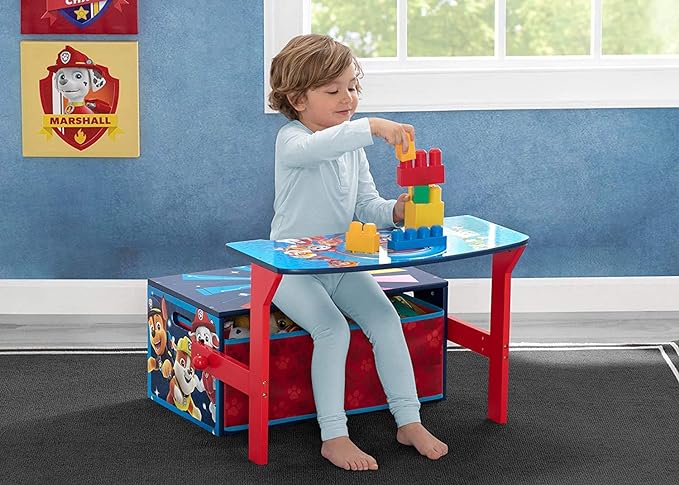 Delta Children Kids Convertible Activity Bench - Greenguard Gold Certified, Nick Jr. PAW Patrol