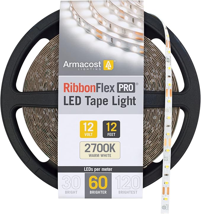 Armacost Lighting 132220 Professional LED Strip Light 12ft Soft White 2700K