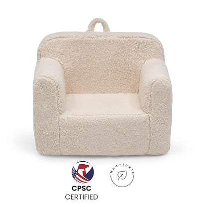 Delta Children Cozee Sherpa Chair, Cream