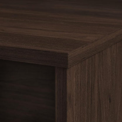 Bush Business Furniture 500 Home-Office-desks, 72W x 24D, Black Walnut