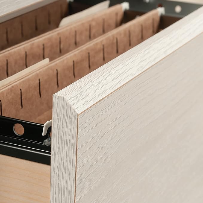 Sauder Summit Station 2-Drawer Lateral File Cabinet, L: 33.86" x W: 20.87" x H: 29.02", Glacier Oak