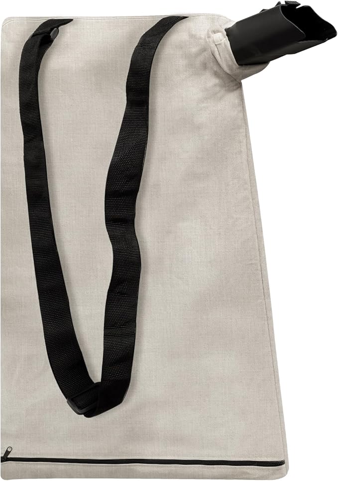 127-7040 Leaf Blower Vacuum Bag Compatible with Toro 51574 51592 51593 51602 51609 51581 51558 - Metal Bottom Zip Debris Collection Vac Bag Replaces 137-2336 108-8994 - 1 Pack
