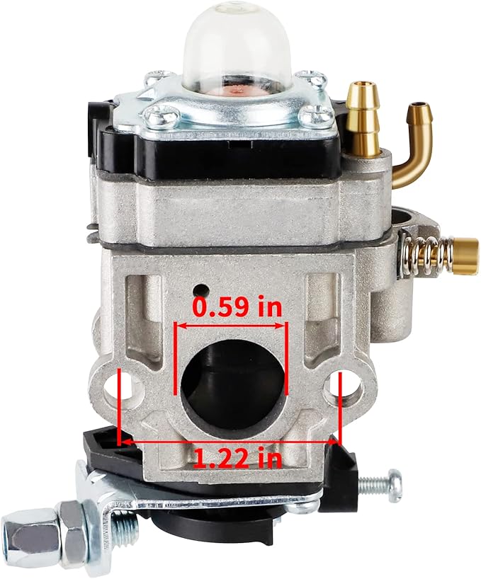 Pro PR46BT Carburetor for Poulan Pro PR46BT PR48BT 46cc 48cc Gas Backpack Blower BP400 BP402 Blower Carburetor for RedMax EB7000 EB7001 EB4300 EB4400 EB4401 Leaf Blower Parts