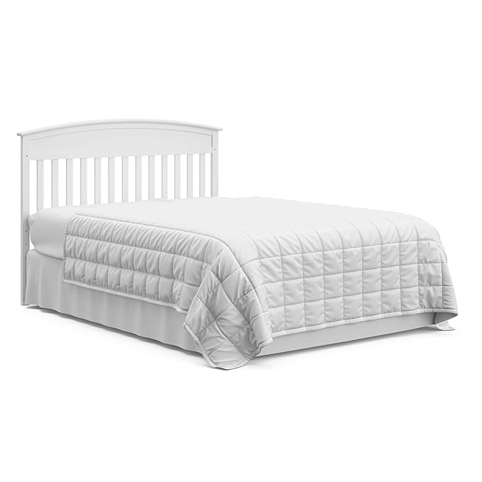 Graco Benton 4-in-1 Convertible Crib and Changer (White) – Crib and Changing Table Combo, Includes Water-Resistant Changing Pad, 3 Drawers, Converts to Toddler Bed, Daybed and Full-Size Bed