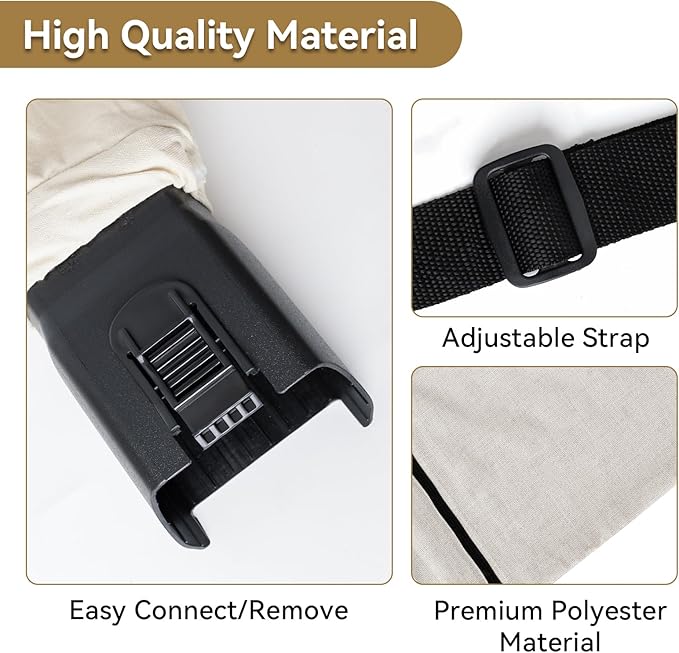 127-7040 Leaf Blower Vacuum Bag Compatible with Toro 51574 51592 51593 51602 51609 51581 51558 - Metal Bottom Zip Debris Collection Vac Bag Replaces 137-2336 108-8994 - 2 Pack