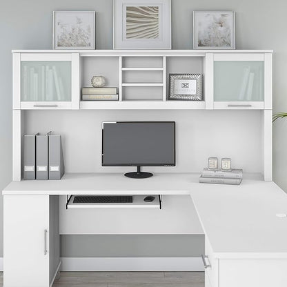 Bush WC81911 Somerset Transitional Hutch, White