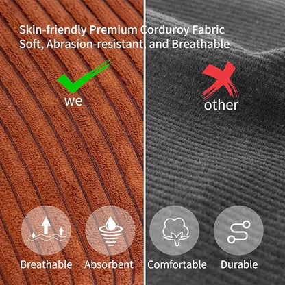 Bean Bag Chairs Cover (No Filler), for Adults,Teens,Kids,[Small 32 * 28 in] Coffee