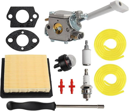 BP42 Carburetor 308054079 308054093 WT-1086 w/Air Filter 900777005 for Ryobi RY08420A RY08420 Backpack Blower 530069247 Carb Tune Up Kit Air Filter Adjustment Tool