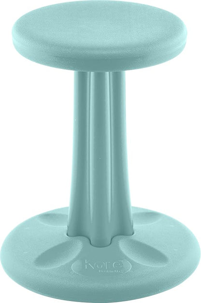 Kore Kids Junior Wobble Chair - Flexible Seating Stool for Classroom, Elementary School, ADD/ADHD - Made in The USA - Junior- Age 8-9, Grade 3-4, Teal (16in)