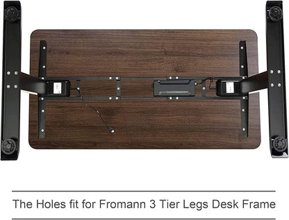 Fromann 55 x 27 inch Table Top for Electric Adjustable Standing Desk and Office Desk Frames
