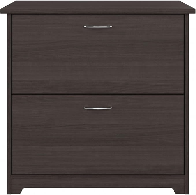 Bush Business Furniture Cabot 2 Drawer Lateral File Cabinet | Letter, Legal, and A4-size Document Storage for Home Office, 32W, Heather Gray