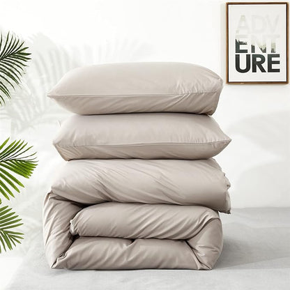 Light Khaki Comforter Set Cal King Size Khaki Comforter 3 Pieces Champagne Color California King Comforter Bedding Set Women Solid Khaki Cal King Bed Comforter Set