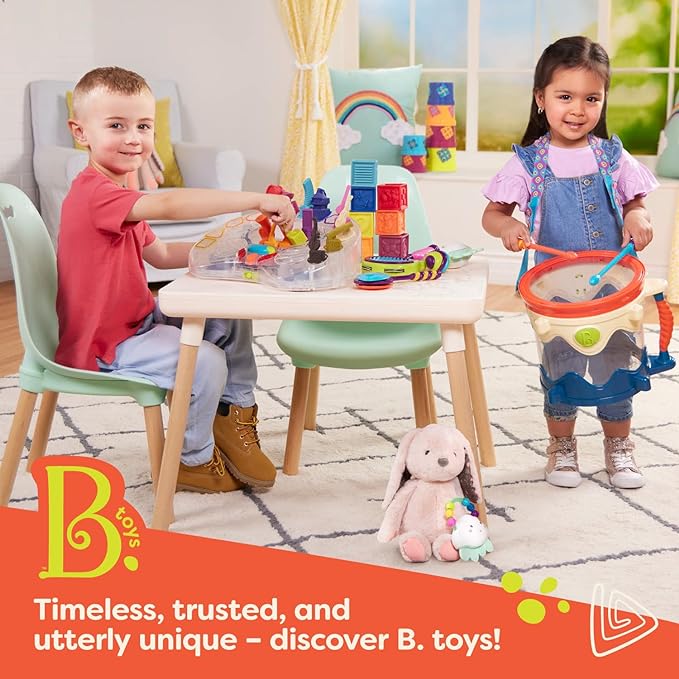 B. toys Pink B. Spaces Chairs Set