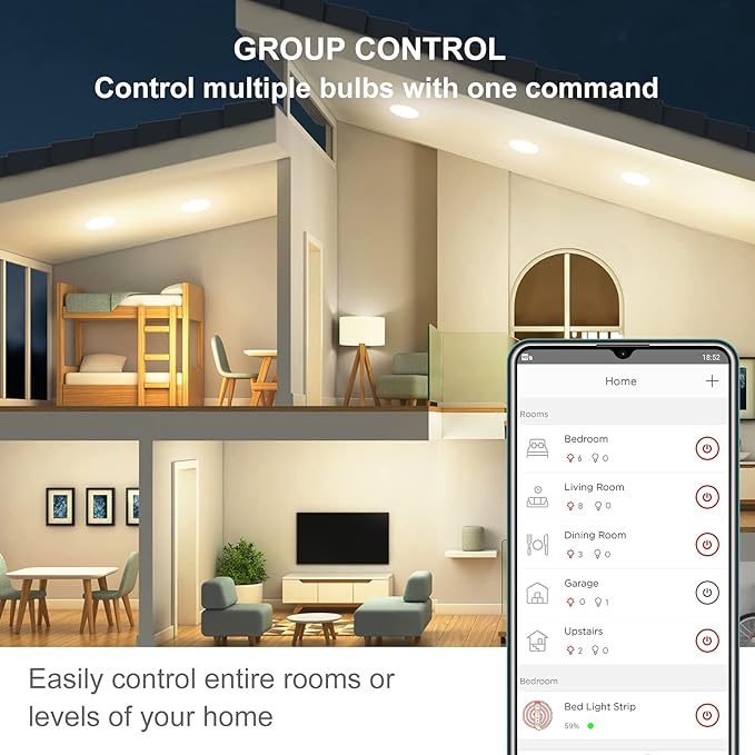 Sengled Alexa Light Bulbs, Updated FFS Smart Flood Light, Smart Bulb That Works with Alexa & Google Assistant, 7.5W 65W Equivalent,2700K BR30 Smart Light, No Hub Required, 2.4Ghz WiFi Only, 2 Pack