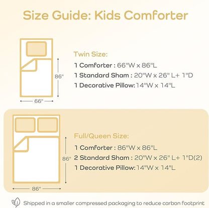Mi Zone Kids Full Comforter Set, Celestial Metallic Comforter Set Starry Sky, Moon & Sun Comforter, All Seasons Lightweight & Fluffy Comforter Bed Set, 2 Shams, Celia, Full/Queen Charcoal/Gold 4 Piece