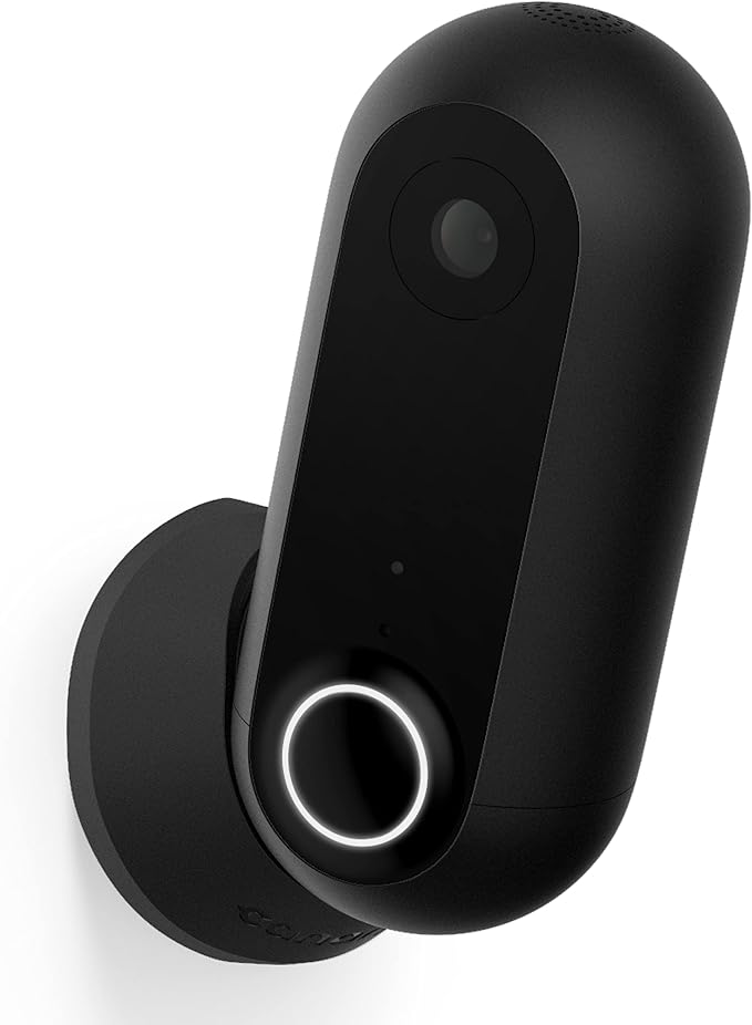 Canary Flex Outdoor Indoor Home Security Camera | Weatherproof, Wire-Free or Plugged in, 2-Way Talk, Person Detection, Motion Alert, Compatible with Alexa, Google Assistant, Baby Monitor, WiFi IP