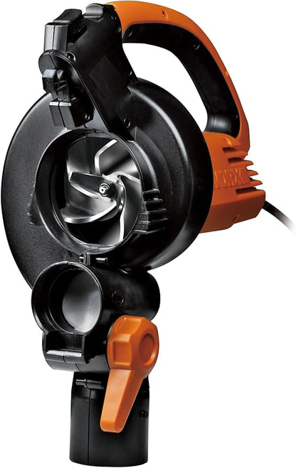WORX WG509 TRIVAC 12 Amp 3-in-1 Electric Leaf Blower/Leaf Vacuum/Mulcher, Metal Impeller for Fine Mulching