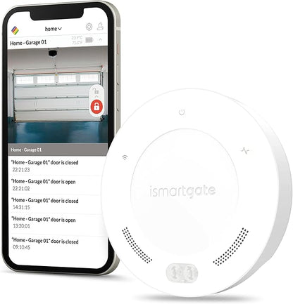 ismartgate Mini Smart gate Opener - Universal WiFi Remote Controller Compatible with Alexa, Google Home, IFTTT, iPhone, Android,Door Left Open Alert, Door Security Systems. No Hub Needed.