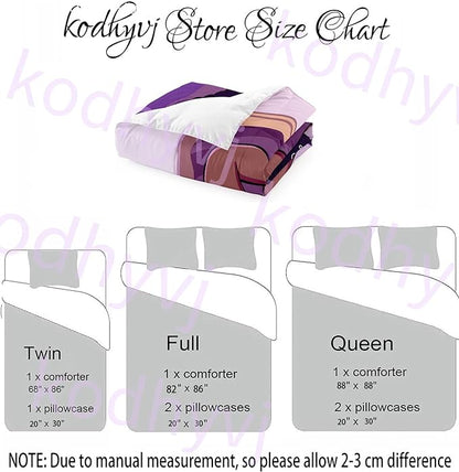 African American Girls Comforter Sets, Pretty Black Girls Love Music Purple Duvet, Fluffy Afro Gilrs Comforter Bedding Set, Queen Size Black Girls Magic Comforter Sets 1 Comforter +2 Pillowcases