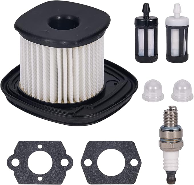 Air Filter Service Kit for Stihl BG86 BG86C SH86 SH86C BG56 BG66 Leaf Blower Replace OEM 4241 140 4400 4241 140 4404 4241 140 4403 - with Spark Plug Fuel Filter Primer Bulb Gasket Kit
