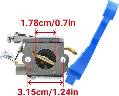 590460102 Carburetor for Husqvarna 125B 125BX 125BVX Leaf Blower Trimmer Replace Zama C1Q-W37 with 545112101 Air Filter 581798001 Fuel Line Kit