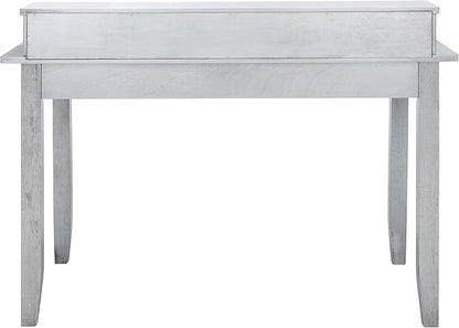 SAFAVIEH Home Collection Winsome Dark Grey 2-Drawer Office Living Room Bedroom Study Foyer Writing Desk DSK1402B, 0
