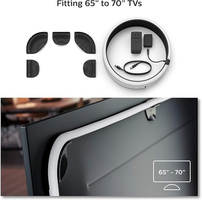Philips Hue Play Gradient 65" Smart TV Light Strip - Flowing Multicolor LED Color-Changing TV BackLight - Sync with TV, Music, and Gaming - Requires Bridge and Sync Box - Control with App or Voice