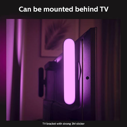 Philips Hue 16-Foot Extension Cable for Philips Hue Play Light Bar, Black - 1 Pack - Power Supply Not Included