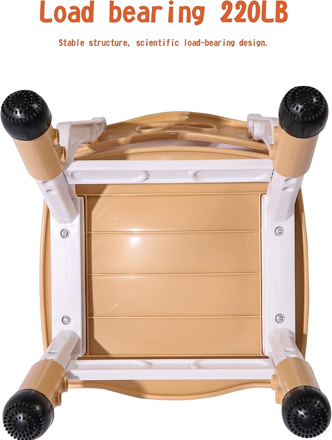Kids' Desk Chairs Adjustable Height is Suitable for Children's Chairs Used in Families, Schools and Day-Care Between 2-10 Years Old The Max Bearing Capacity is 220LB(5PCS-Mint Green)