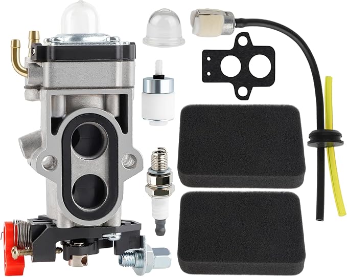 150 BT Carburetor for Husqvarna 150BT 350BT Backpack Blower 150BF 350BF 560BFS 560BTS 502845001 577144601 Blower Parts with 502844401 Air Filter Fuel Line Kit
