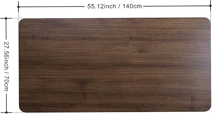 Fromann 55 x 27 inch Table Top for Electric Adjustable Standing Desk and Office Desk Frames