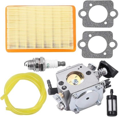 Carburetor for Stihl SR320 SR340 SR380 SR400 SR420 BR320 BR340 BR380 BR400 BR420 Replaces# Walbro HD-4A HD-4B HD-13B 4203-120-0603 4203-120-0605 Backpack Blower Carb Kit with Air Filter Fuel Line