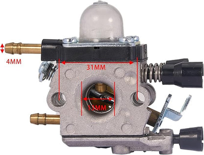 BG55 Carburetor with Air Filter Cover Tune Up Service Kit Fits Stihl BG45 BG46 BG55 BG65 BR45C SH85 Blower 4229 120 0606 Carb