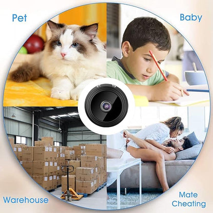 Secret Camera Spy Camera WiFi Home Security Camera Mini Hidden Camera Video Recorder Night Vision Live Feed Playback Phone App Control Nanny Cam Pet Camera